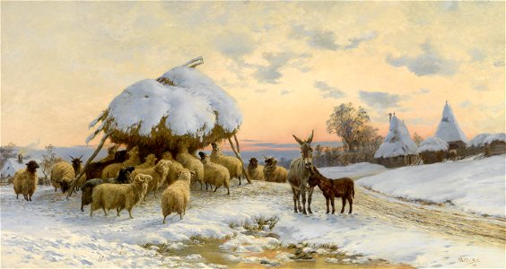 Béla Pállik Winterzeit 1901