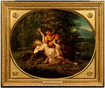 Bénigne Gagneraux - Satyr and Bacchante - NM 6758 - Nationalmuseum
