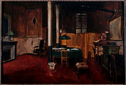 Béraud - La salle de rédaction du Journal des débats, 1889
