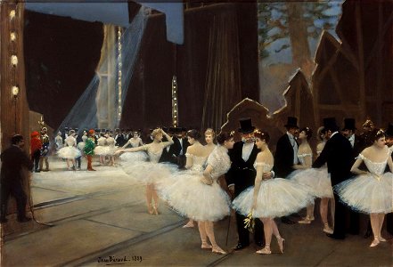 Béraud - Les coulisses de l'Opéra de Paris, 1889