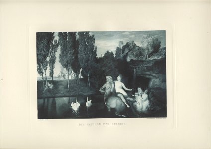 Böcklin-Mappe 1901 Die Gefilde der Seligen
