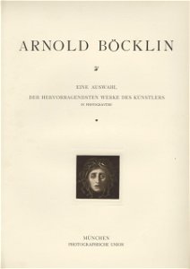 Böcklin-Mappe 1901 Titel