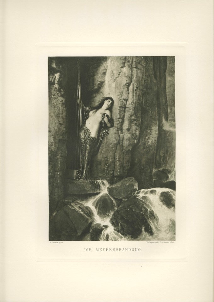 Böcklin-Mappe 1901 Die Meeresbrandung