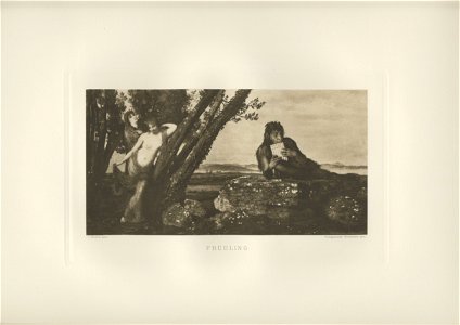 Böcklin-Mappe 1901 Frühling