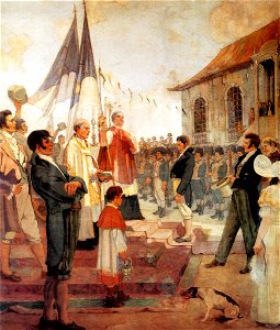 Bênção das bandeiras da Revolução de 1817