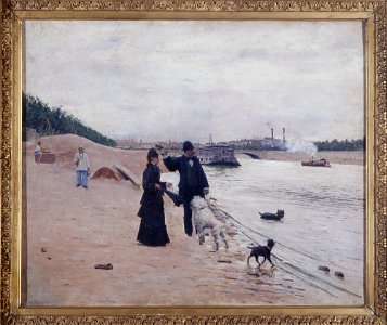 Béraud - Les berges de la Seine, Vers 1880