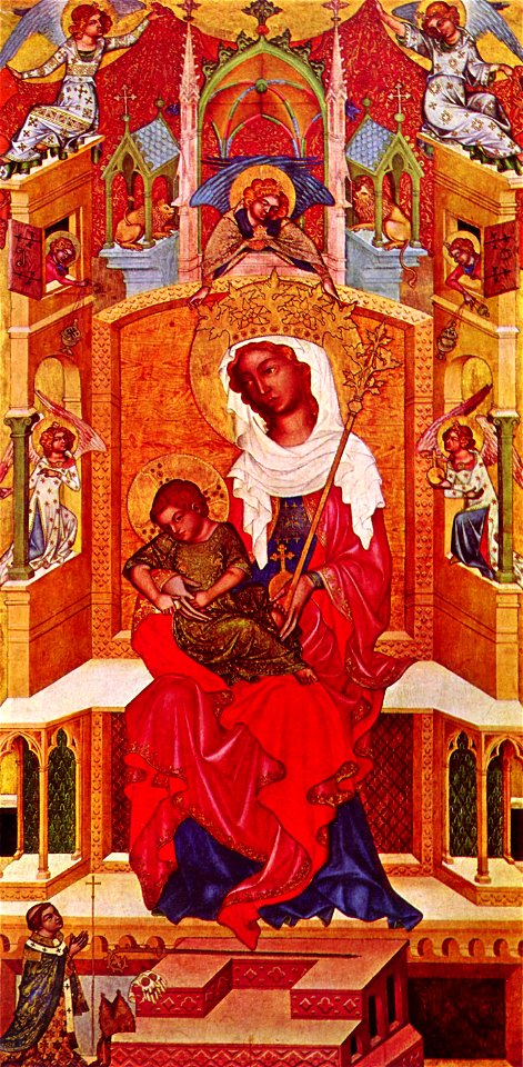 Böhmischer Meister Kłodzko Madonna (modified)