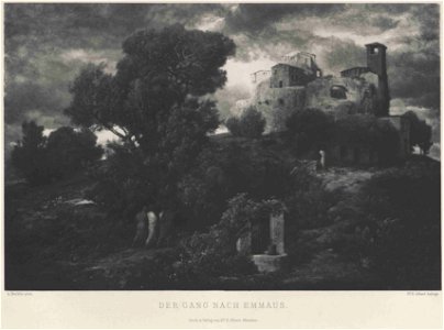 Böcklin Der Gang nach Emmaus