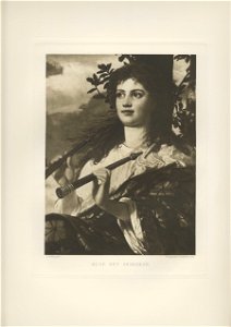 Böcklin-Mappe 1901 Muse des Anakreon