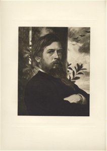 Böcklin-Mappe 1901 Selbstporträt 1873