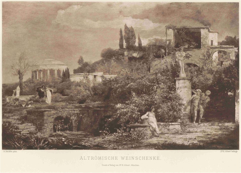 Böcklin Altrömische Weinschenke