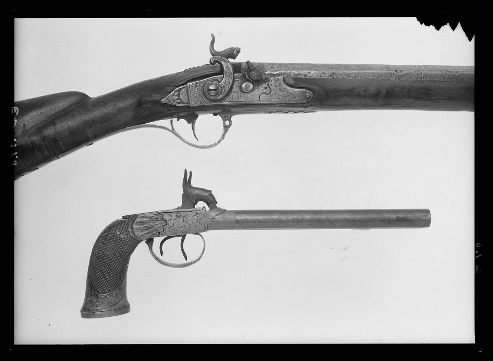Bössa, pistol - Livrustkammaren - 52722