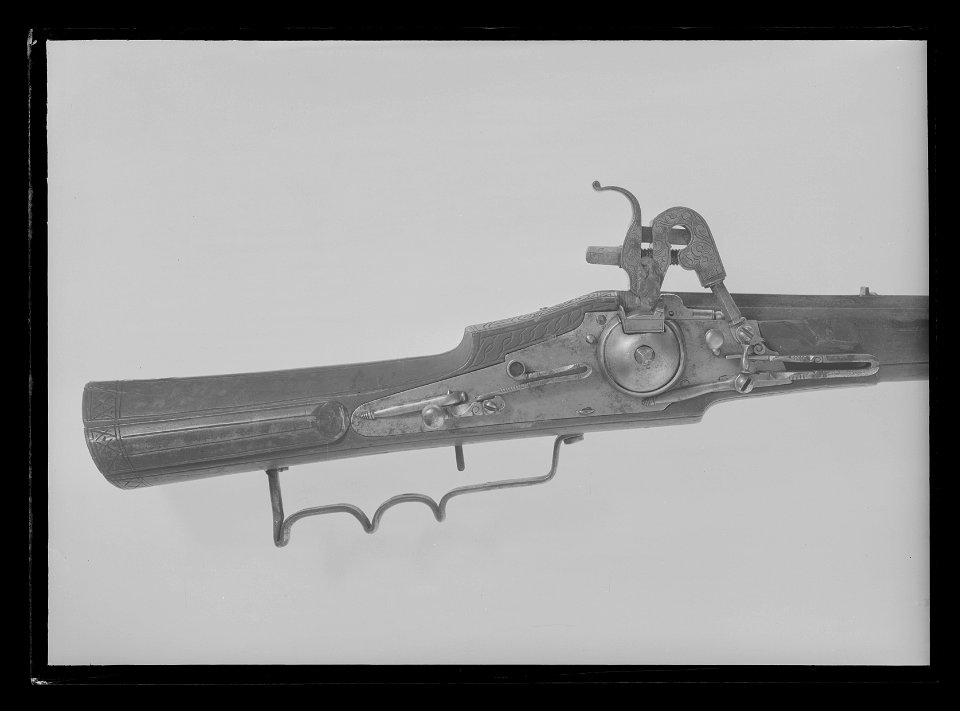 Bössa med hjullås, Tyskland , 1600-talets början - Livrustkammaren - 9765