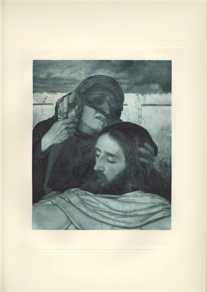 Böcklin-Mappe 1901 Pieta