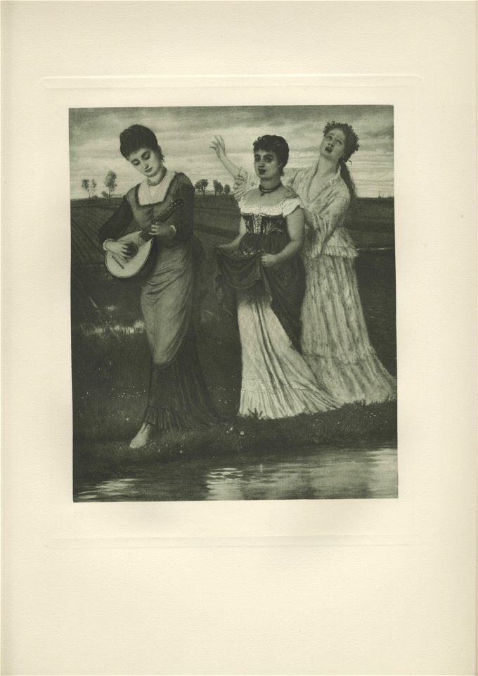 Böcklin-Mappe 1901 Frühlingslieder