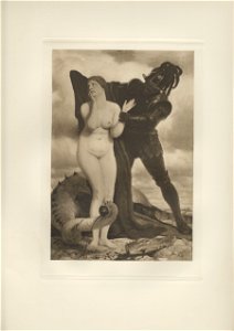 Böcklin-Mappe 1901 Ruggiero befreit Angelica