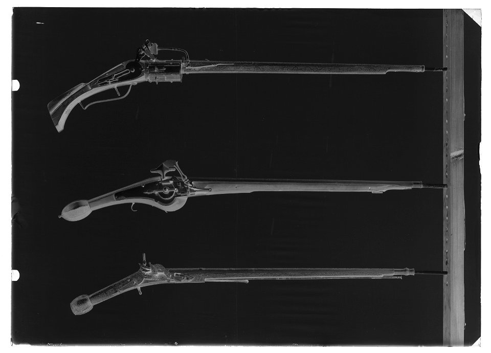 Bössa-pistoler - Livrustkammaren - 51657-negative