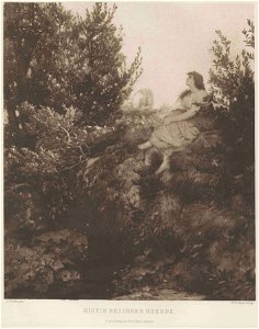 Böcklin Hirtin bei ihrer Heerde