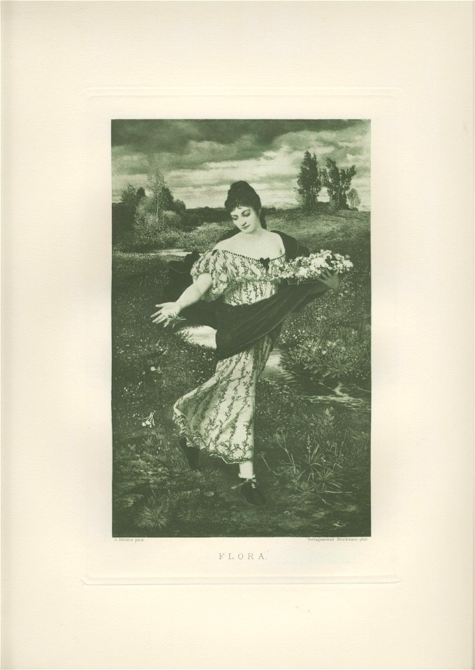 Böcklin-Mappe 1901 Flora 2