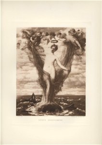 Böcklin-Mappe 1901 Venus anadyomene