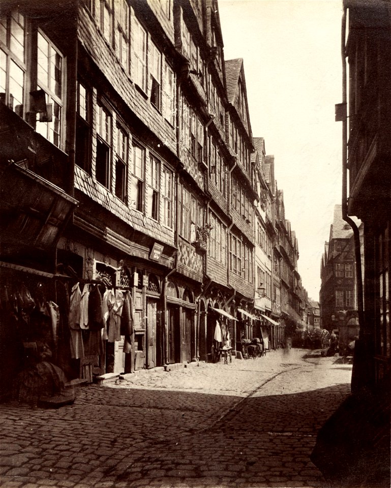C F Mylius Frankfurt Judengasse c1870