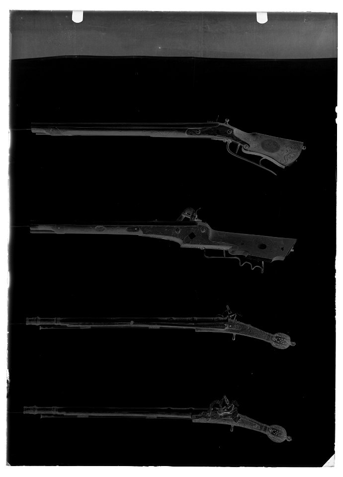 Bössor o pistoler - Livrustkammaren - 43097-negative