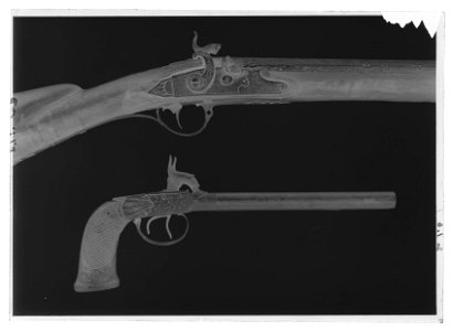 Bössa, pistol - Livrustkammaren - 52722-negative