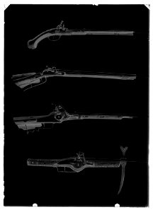 Bössor o pistoler - Livrustkammaren - 34539-negative