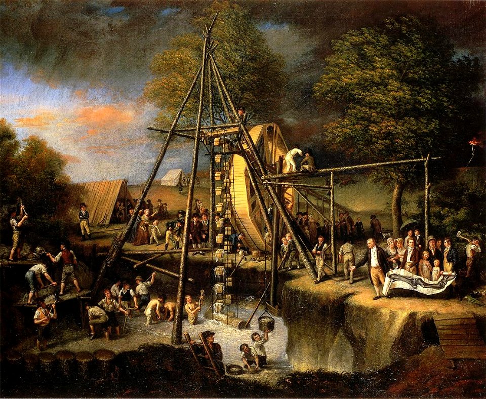 C W Peale - The Exhumation of the Mastadon