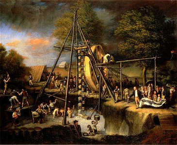C W Peale - The Exhumation of the Mastadon