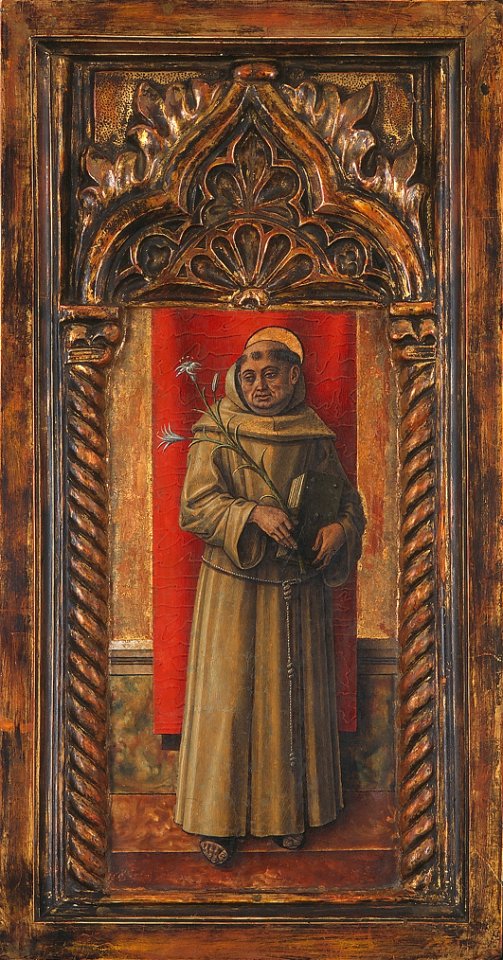 C. Crivelli - De heilige Antonius van Padua - NK1563 - Cultural Heritage Agency of the Netherlands Art Collection