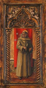 C. Crivelli - De heilige Antonius van Padua - NK1563 - Cultural Heritage Agency of the Netherlands Art Collection