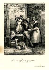 C'est une uniforme qu'est si galante!... (BM 1880,0508.235)