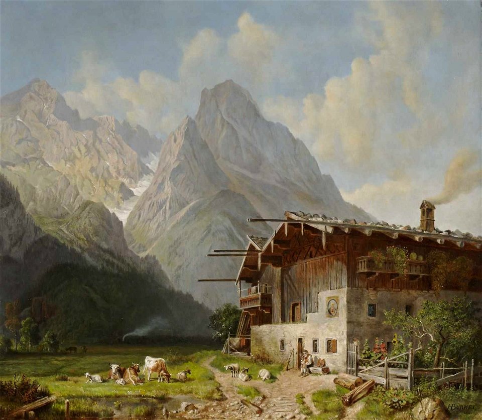 Bürkel Bauernhof vor Garmisch