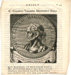 C. Galerius Valerius Maximinus Daza Erfgoedcentrum Rozet 300 191 d 6 C 28