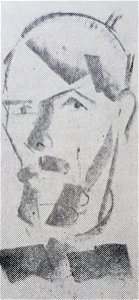 C'est moi John Jon-And självporträtt 1916 SveDagb