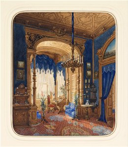 C. Rath - Blue Interior - Google Art Project