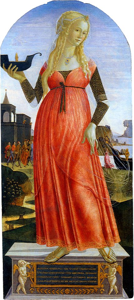 Claudia Quinta by Neroccio de' Landi