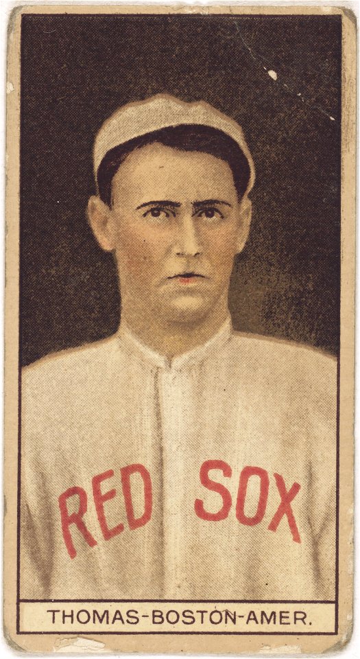 C. D. Thomas, Boston Red Sox, baseball card portrait LCCN2008678021