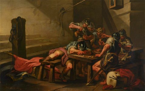 C Werhner - Roman Soldiers Drinking and Gambling - 1920-4-1 - Auckland Art Gallery
