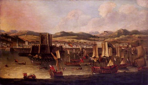 C. Pocock - Landing of William III at Carrickfergus, 14 June 1690 - BHC0330 - Royal Museums Greenwich