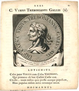 C. Vibius Trebonianus Gallus Erfgoedcentrum Rozet 300 191 d 6 a-d