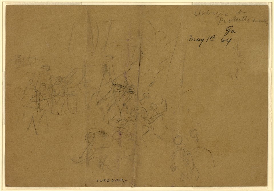 Cleburne at Picketts Mill. Ga. May 1st 64 LCCN2004661011