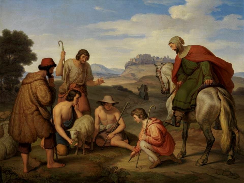 Clemens von Zimmermann - Cimabue und der junge Giotto - WAF 1218 - Bavarian State Painting Collections