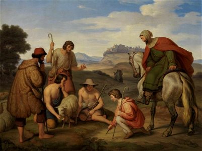 Clemens von Zimmermann - Cimabue und der junge Giotto - WAF 1218 - Bavarian State Painting Collections