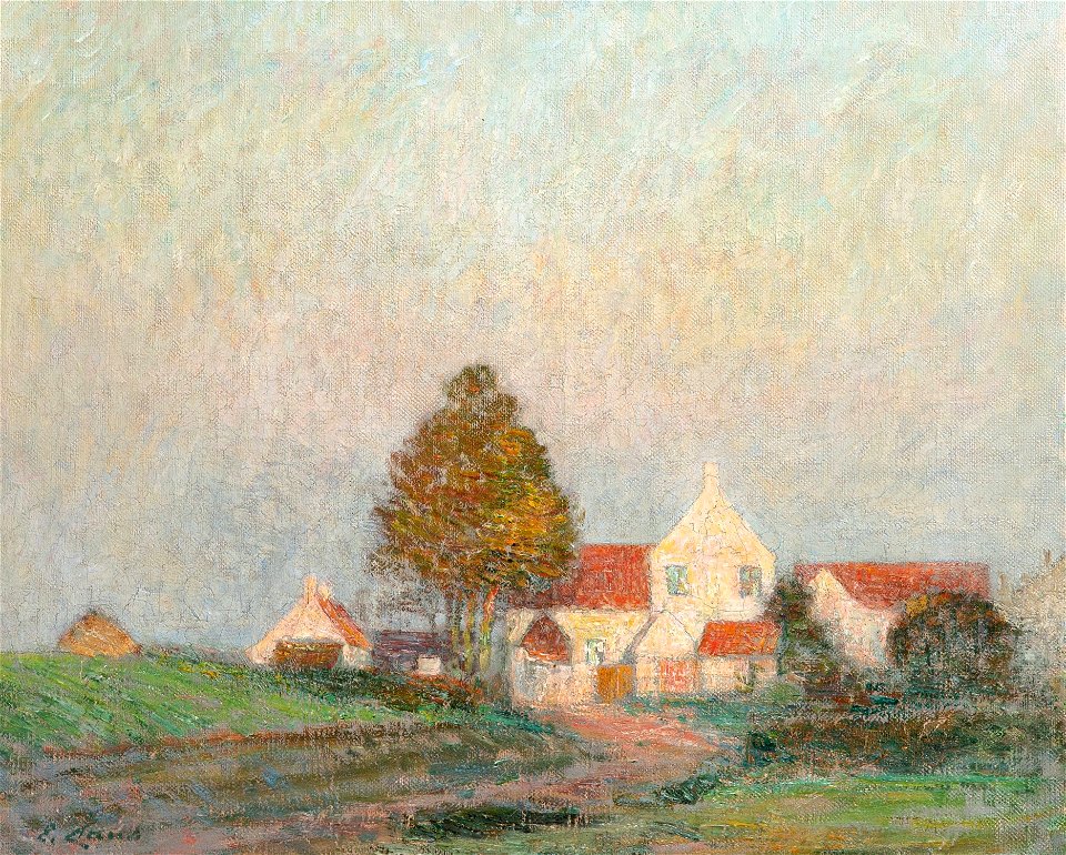 Emile Claus - Soleil le soir (1904)
