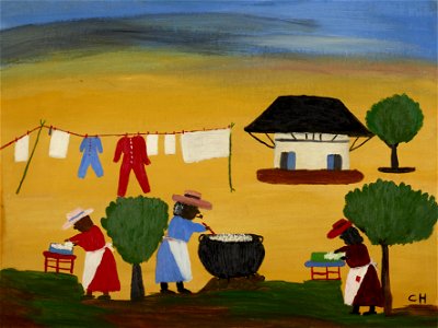Clementine Hunter - The Wash - 91.88.2 - Minneapolis Institute of Arts