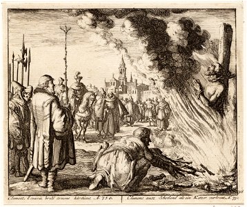 Clemens te Fulda levend verbrand, objectnr A 41877