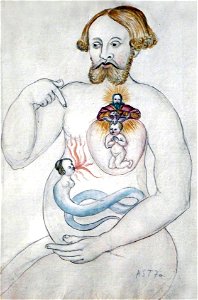 Clemens Ziegler-Le combat de l'âme dans le corps d'un homme (1532)