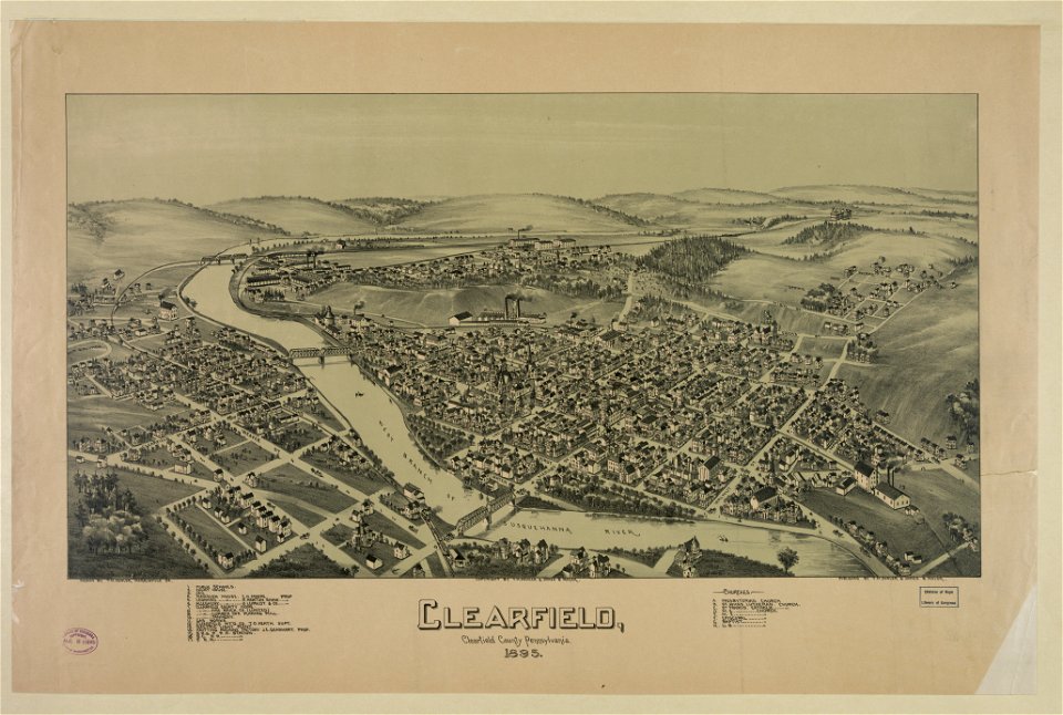 Clearfield, Clearfield County Pennsylvania., 1895 LCCN2003681813